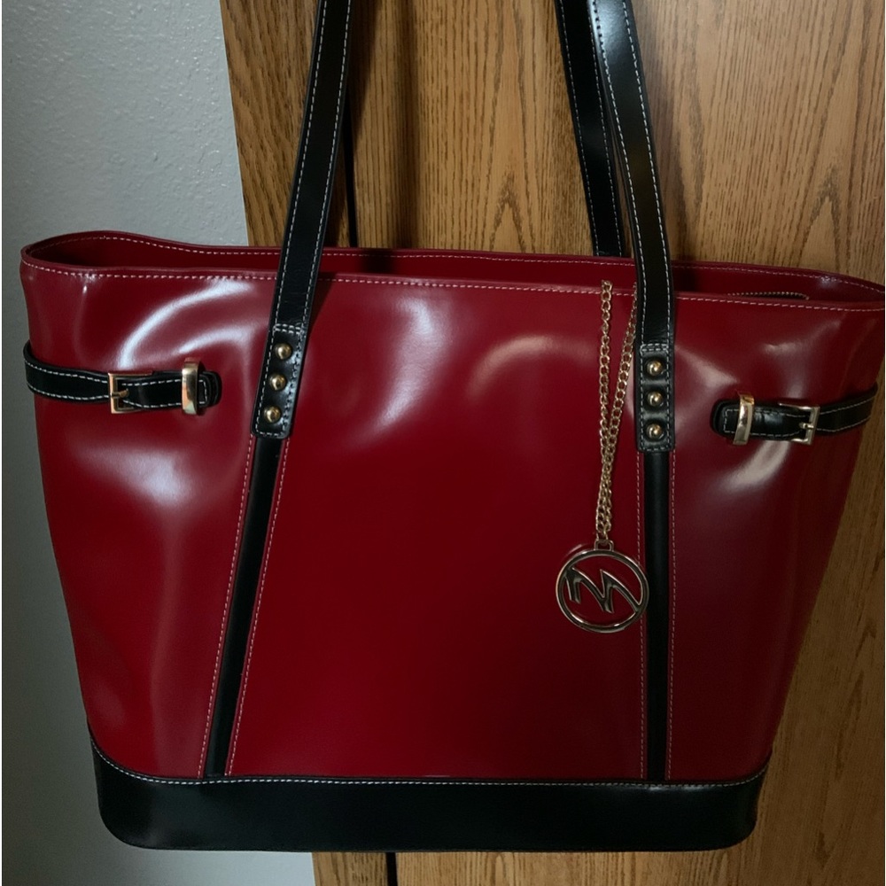 Brand new never used beautiful red color,lots of room